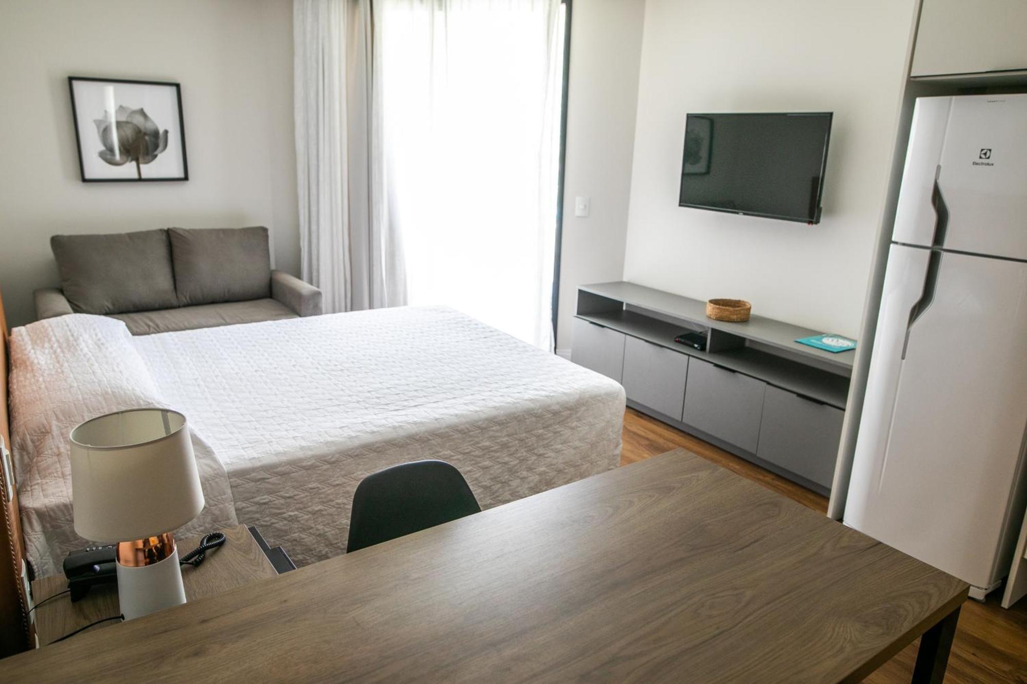 Apartamento Top - No Praia Brava Hotel ฟลอเรียนอโปลิส ภายนอก รูปภาพ