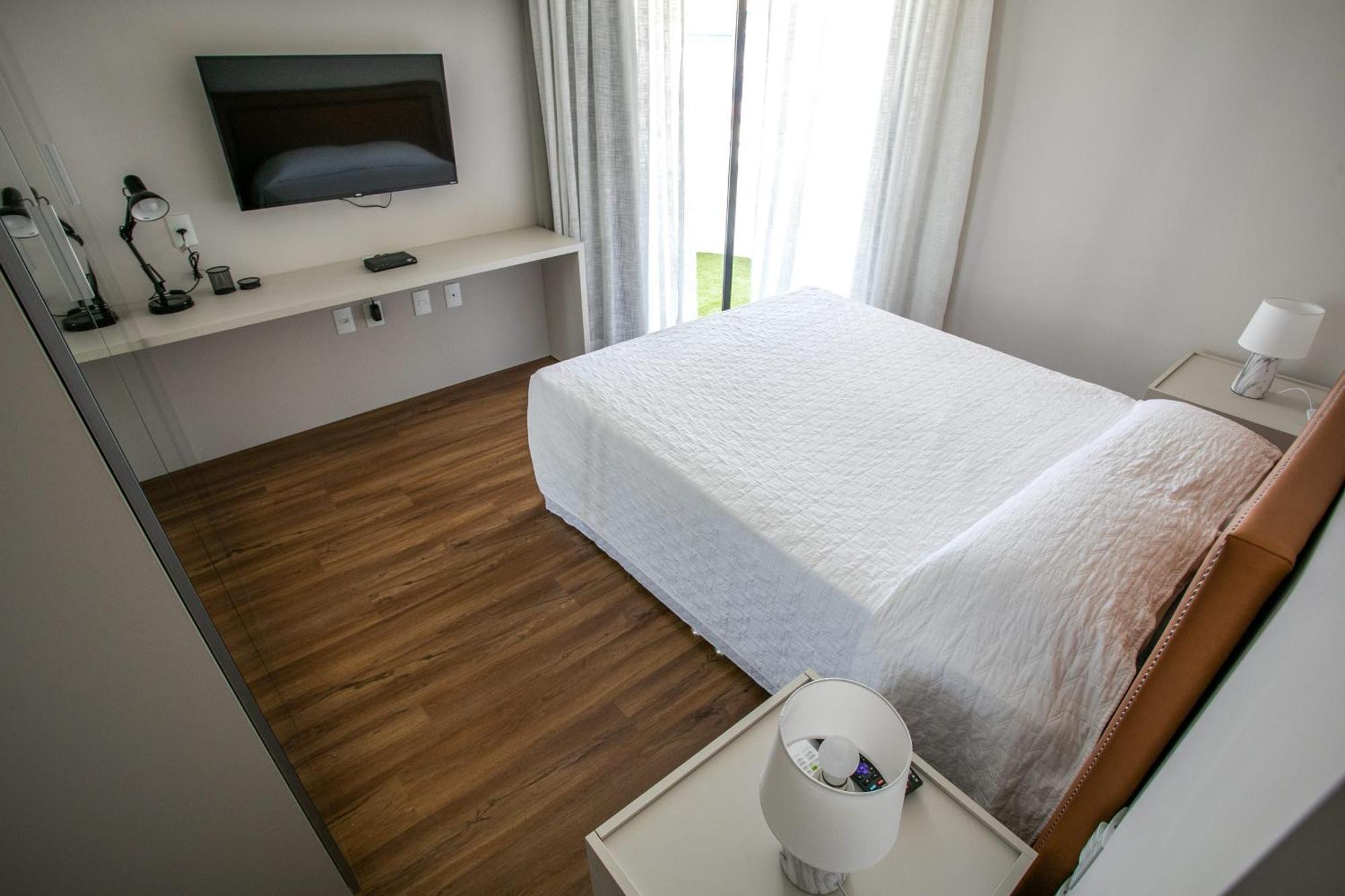 Apartamento Top - No Praia Brava Hotel ฟลอเรียนอโปลิส ภายนอก รูปภาพ