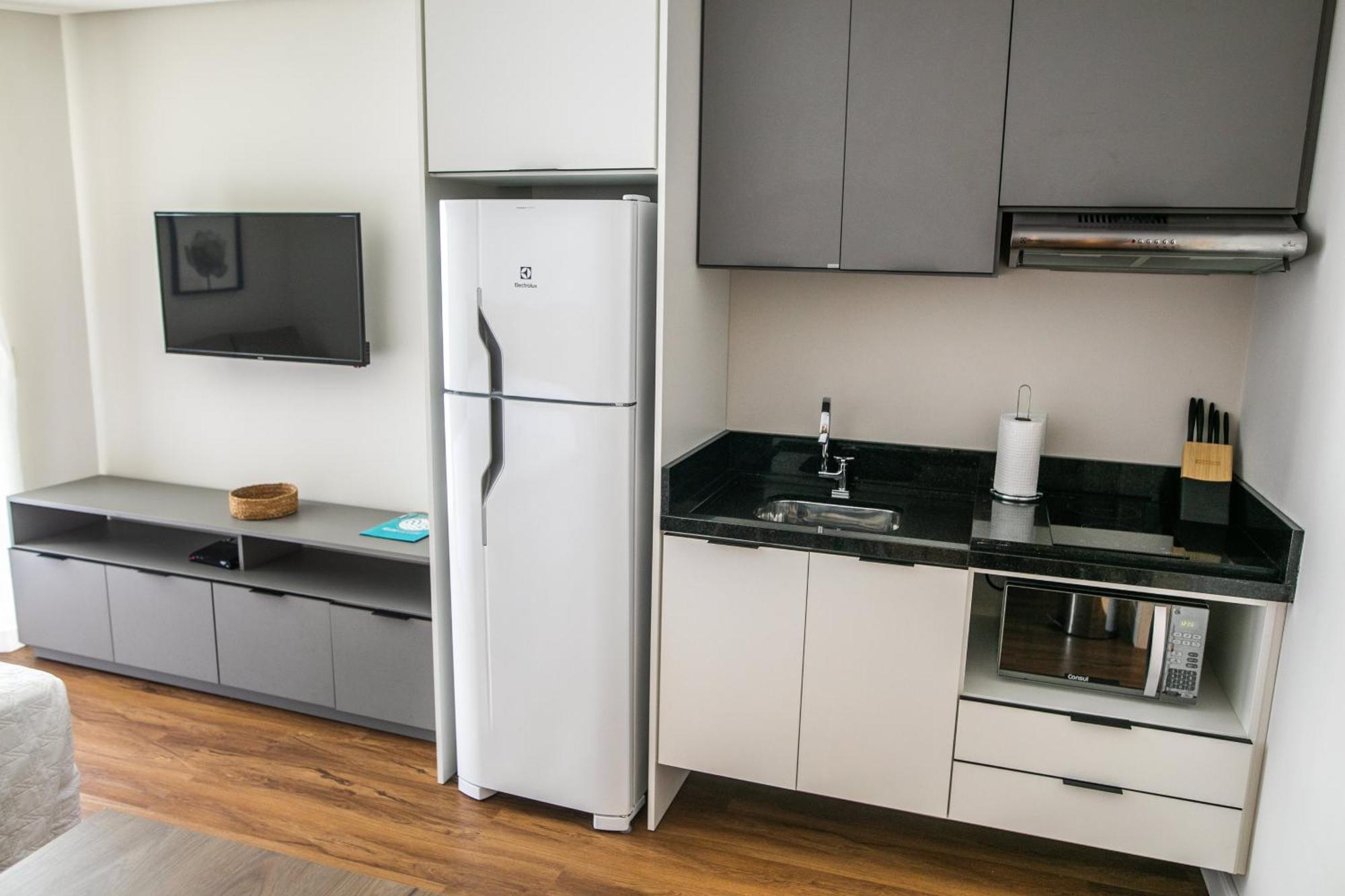 Apartamento Top - No Praia Brava Hotel ฟลอเรียนอโปลิส ภายนอก รูปภาพ